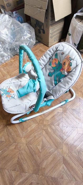 Дитячий шезлонг, крісло гойдалка, переноска