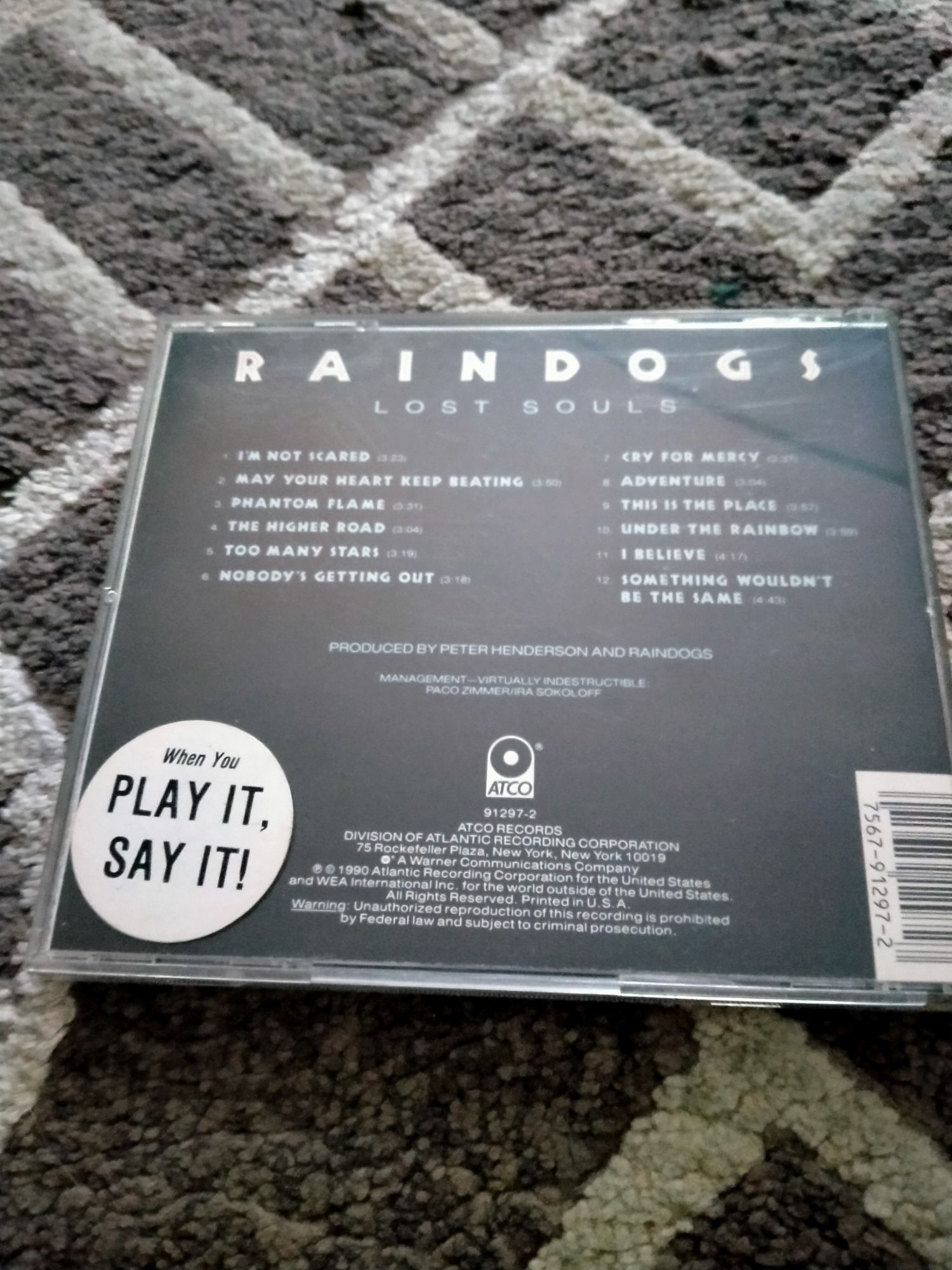 Raindogs rock rock cd