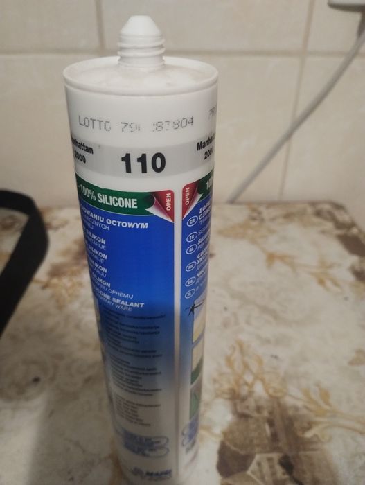 Silikon sanitarny mapesil 110 Manhattan