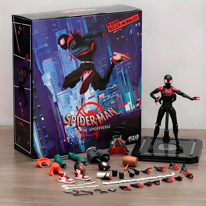 SpiderMan Morales фигурки человек паук людина павук конструктор модель