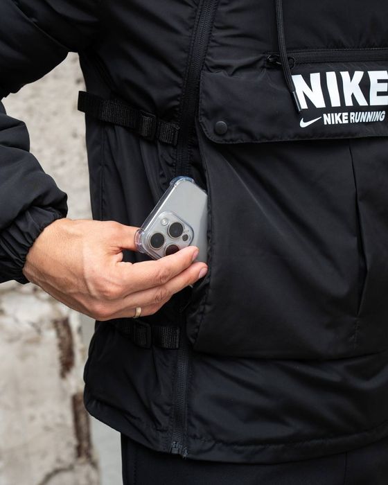 Чоловіча куртка Nike з утепленням Зима. Люкс якість. Тепла куртка Найк