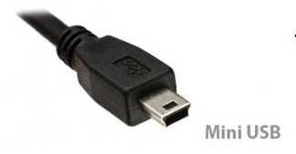 Адаптер живлення зарядка 220V-5V 2A з mini USB виходом для GPS