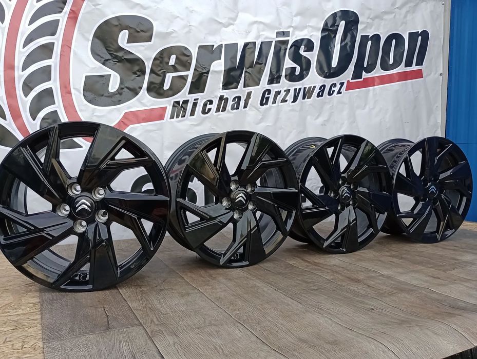 FELGI ALUMINIOWE 5x108 R17 7,5J ET44 CITROEN BERLINGO C4 C5 AIRCROSS C5X SPACETOURER