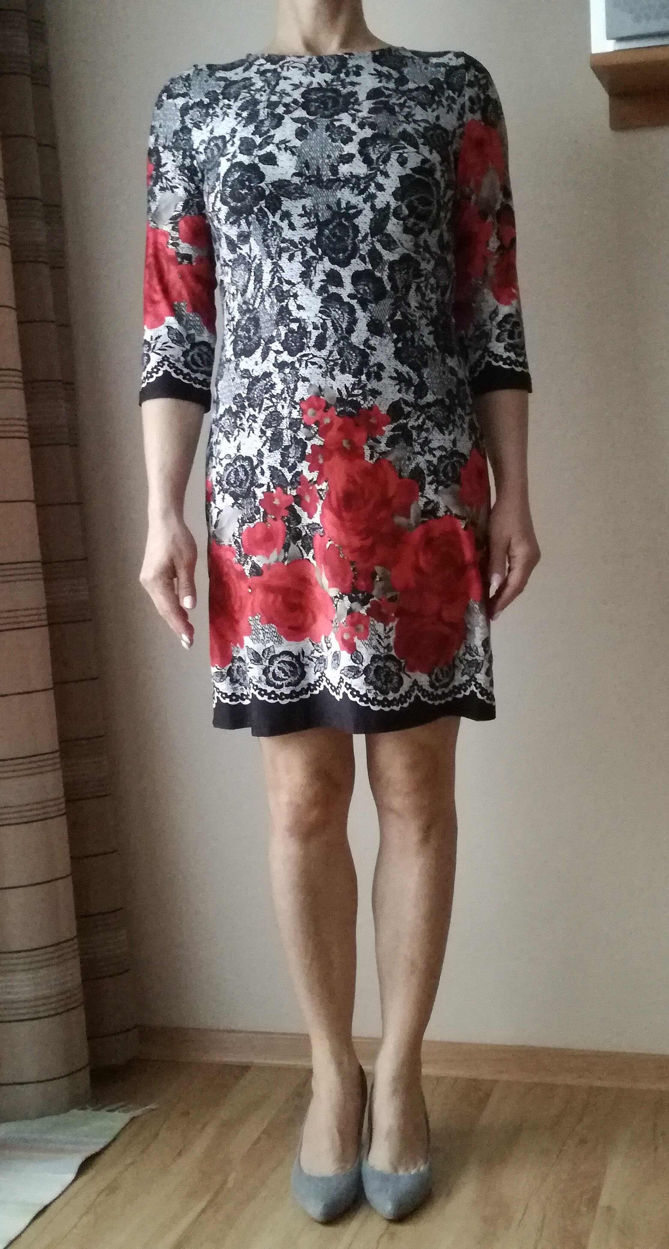 NOWA sukienka DEPARE roz M w oryginalny wzór