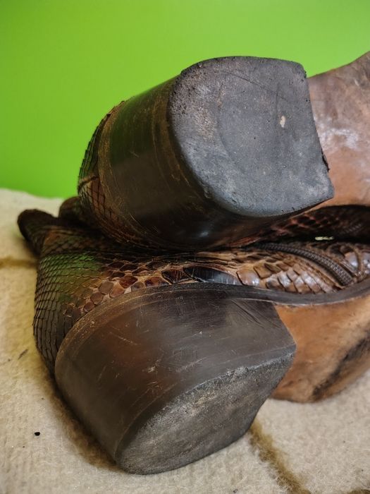 Казаки мужские, кожа питона