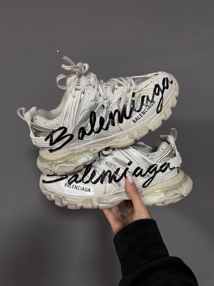 БЕЗ ПЕРЕДОПЛАТ‼️ Жіночі кросівки Balenciaga Track 3.0 White logo