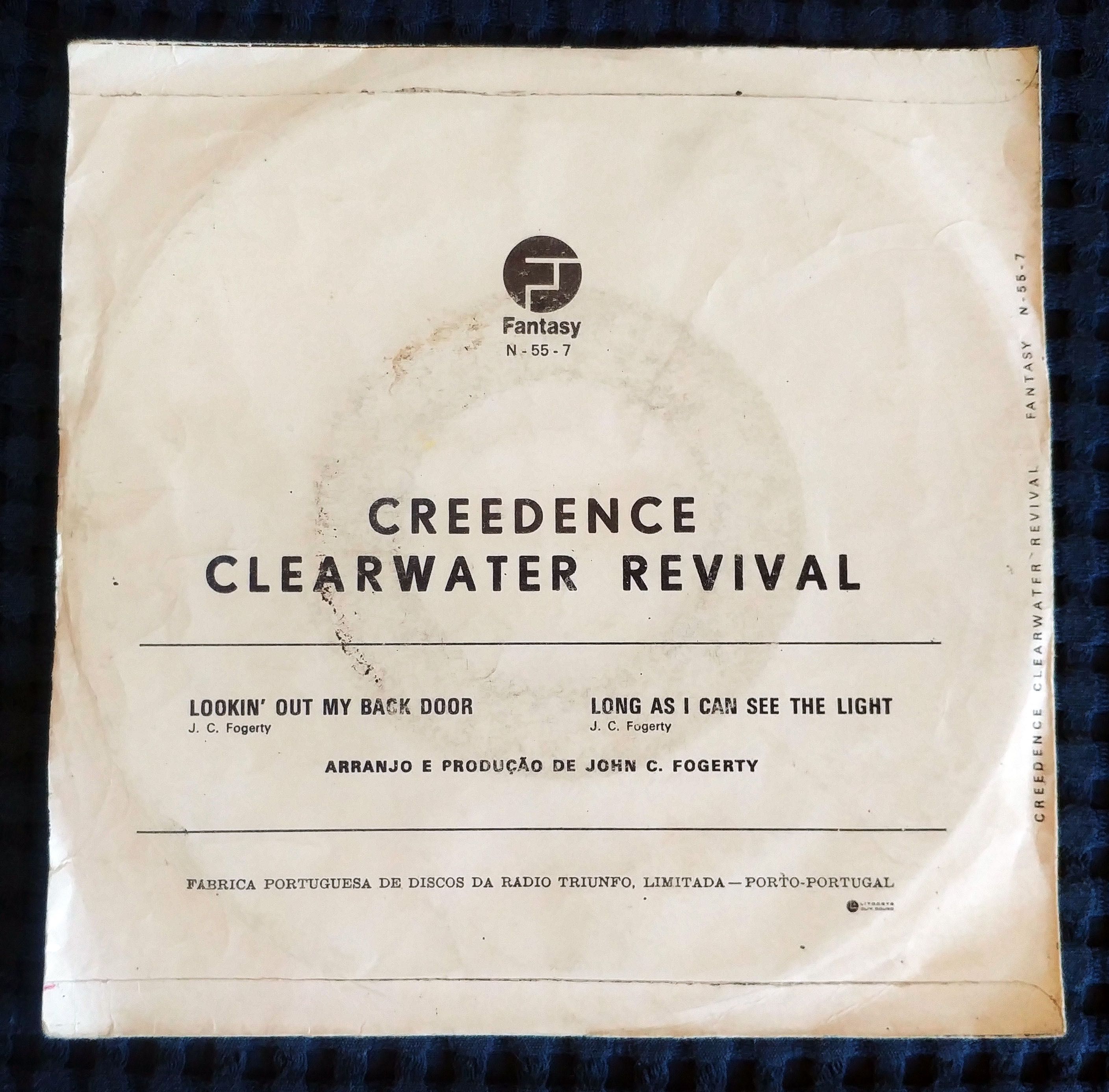 Vinil 5 Singles: Creedence, Donovan, Procol Harum, Peppermint Rainbow