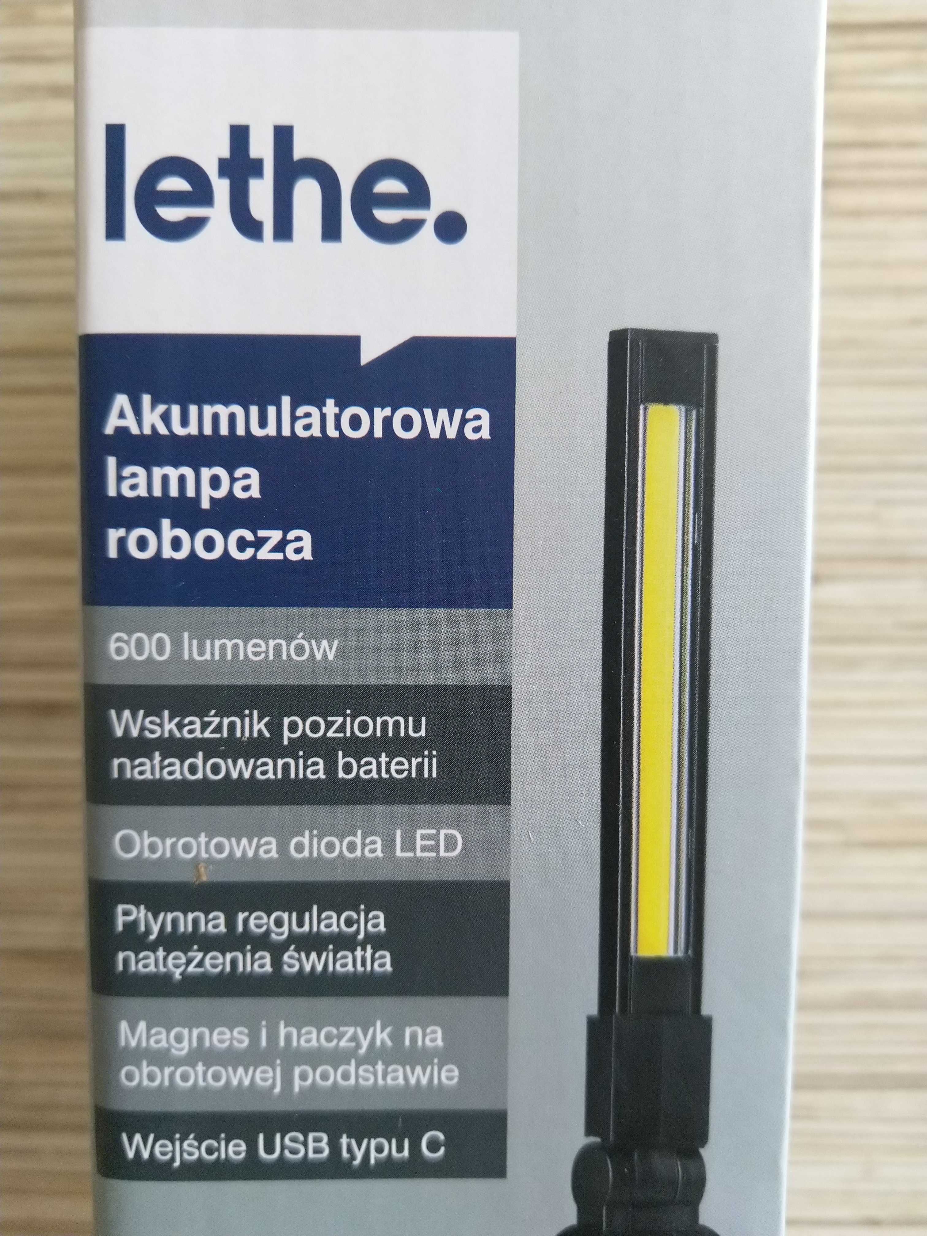 NAJTANIEJ Lampa Robocza Akumulatorowa Latarka Warsztatowa LED USB Wysy