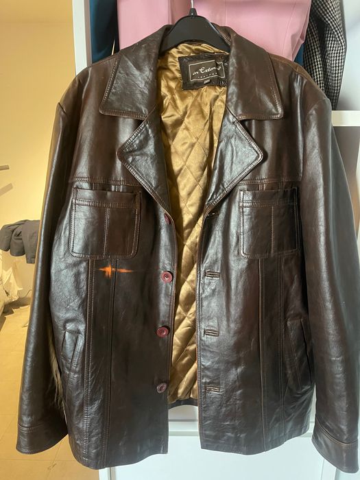 blusão de cabedal de qualidade, solo 8€