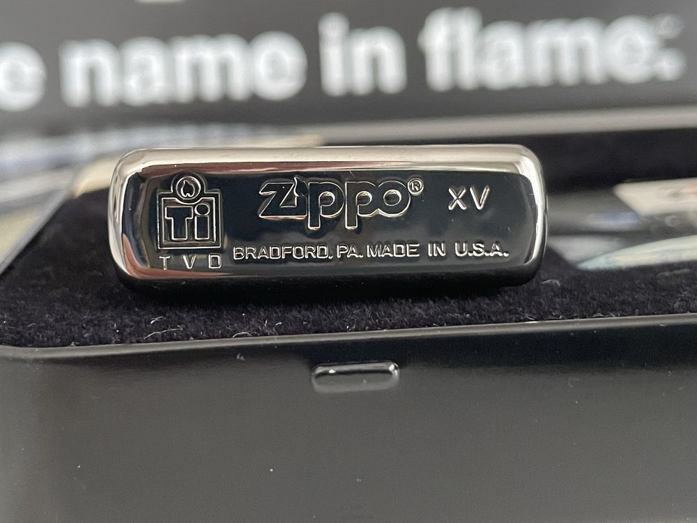 Zapalniczka Zippo 1999 Millennium, powłoka tytanowa NASA TVD