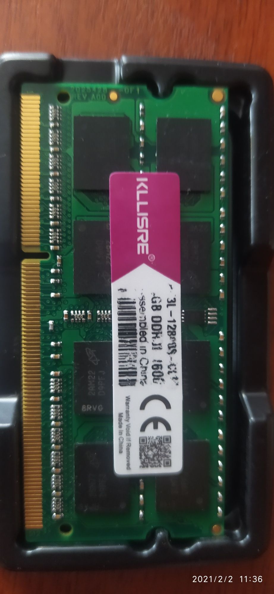 Оперативная память  для ноутбука, DDR3  4 ГБ