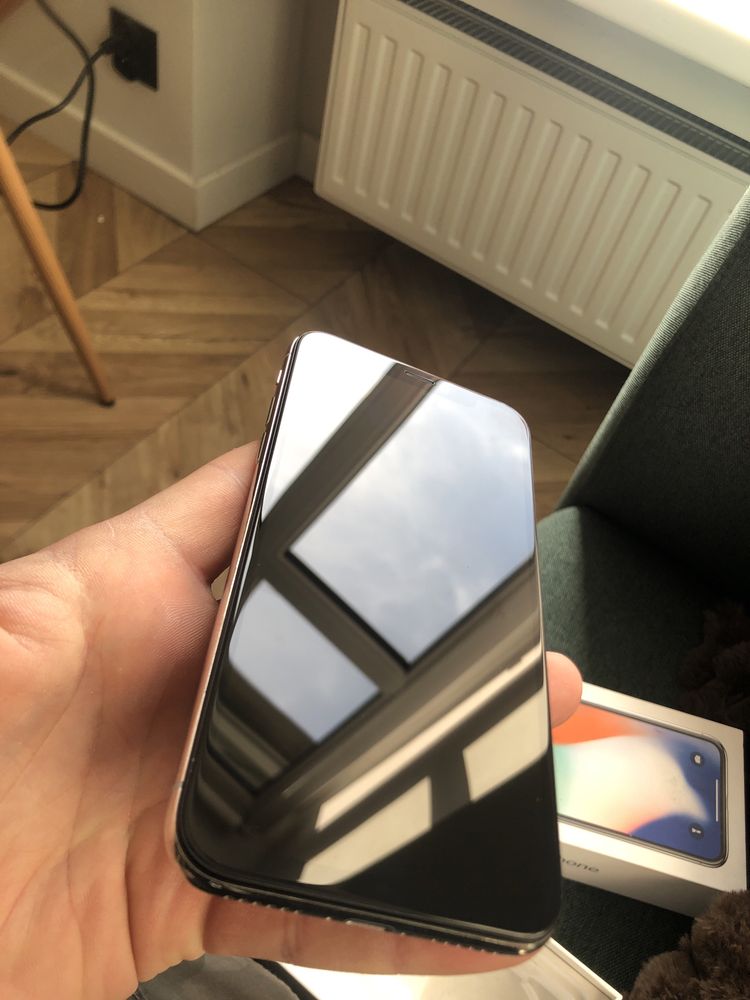 iPhone X 256Gb White/Silver w idealnym stanie!