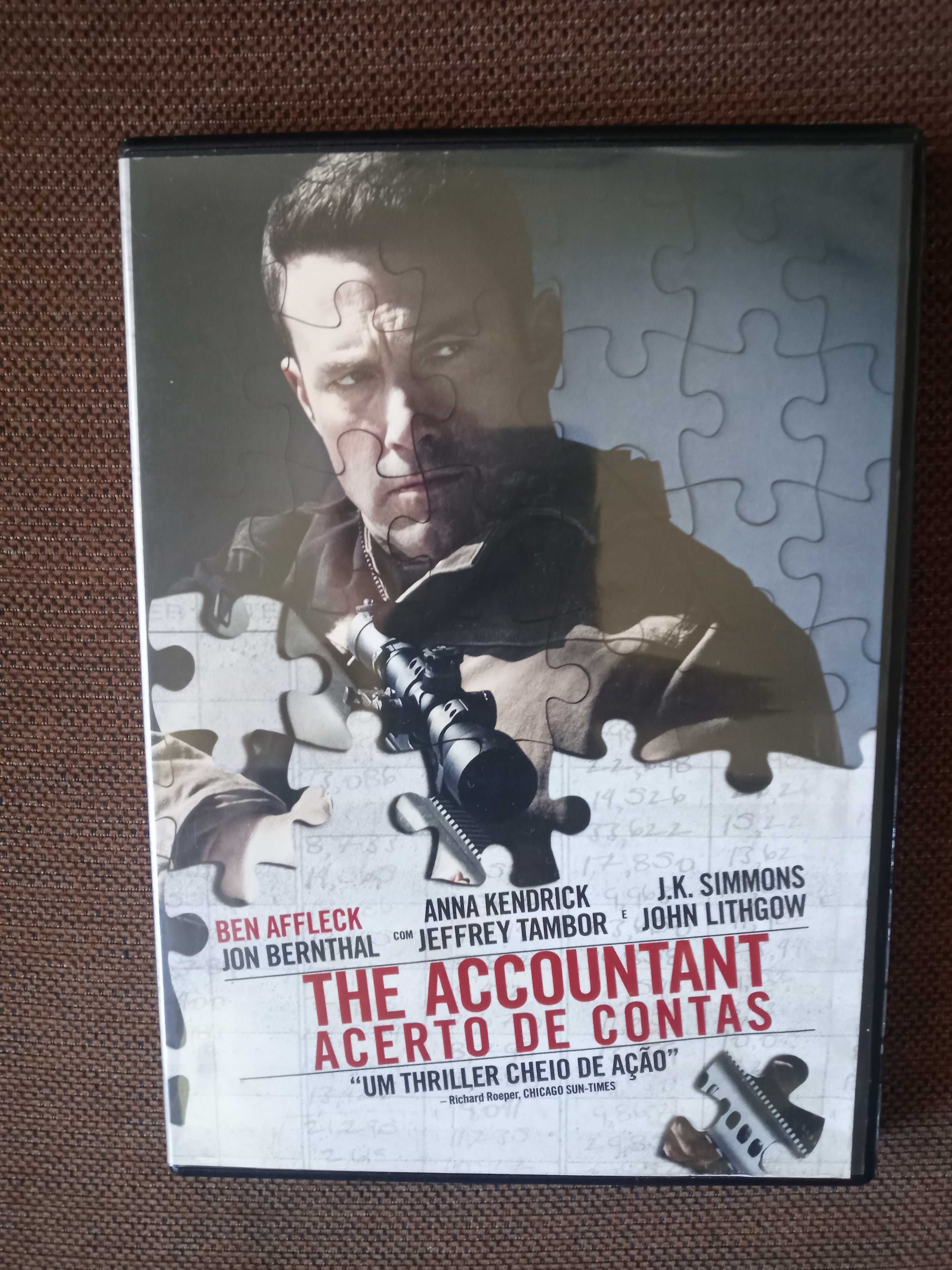 filme dvd original - the accountant acerto de contas - novo