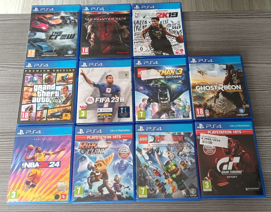 Sprzedam lub zamienię gierki na ps4