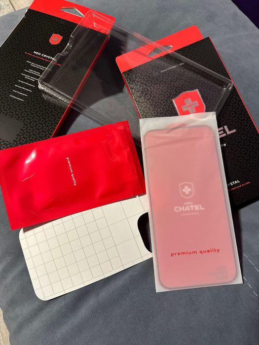 Захисне скло + neu chatel для iphone 14 pro max