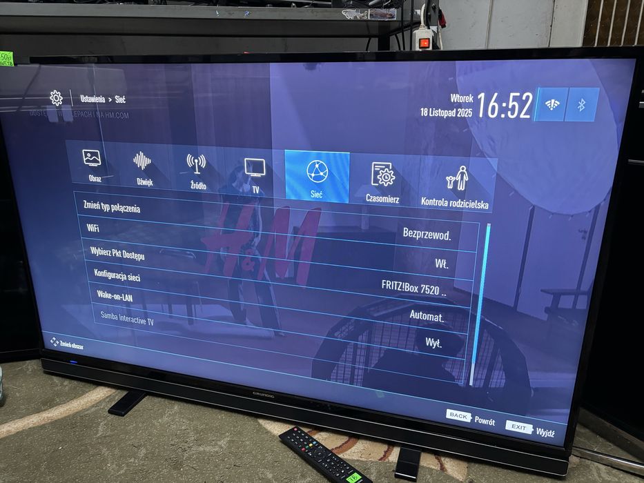 Telewizor LED Grundig 55 cali z wbudowanym dekoderem DVBT2