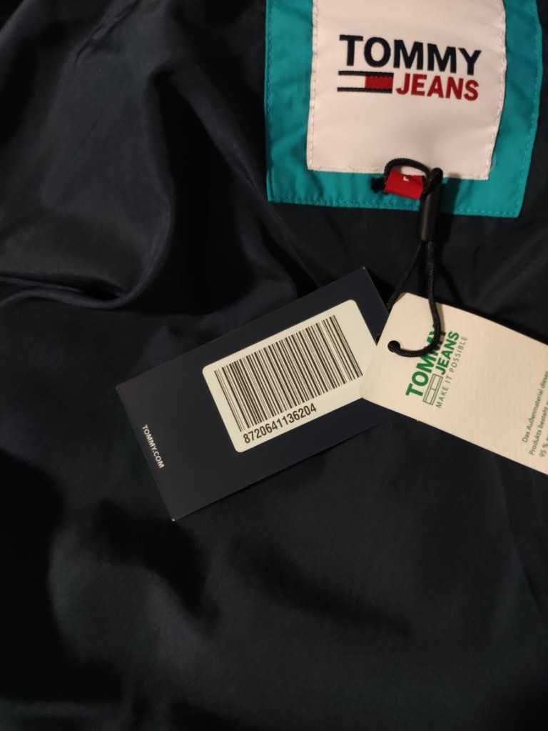 Tommy Jeans kurtka puchowa z logo Essential męska L