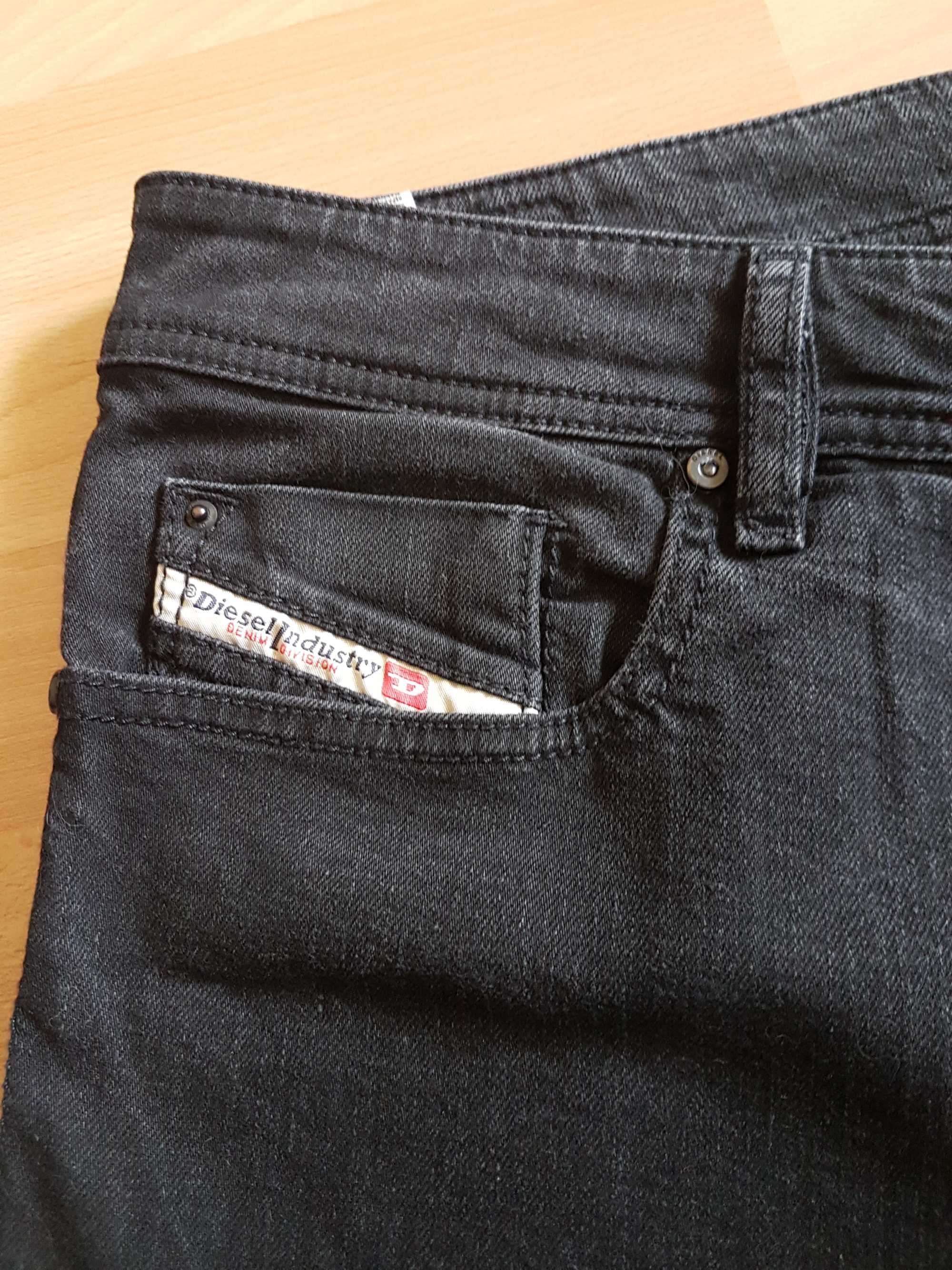 Jeansy Diesel Sleenker W34 L32 spodnie dżins skinny slim rurki 34/32