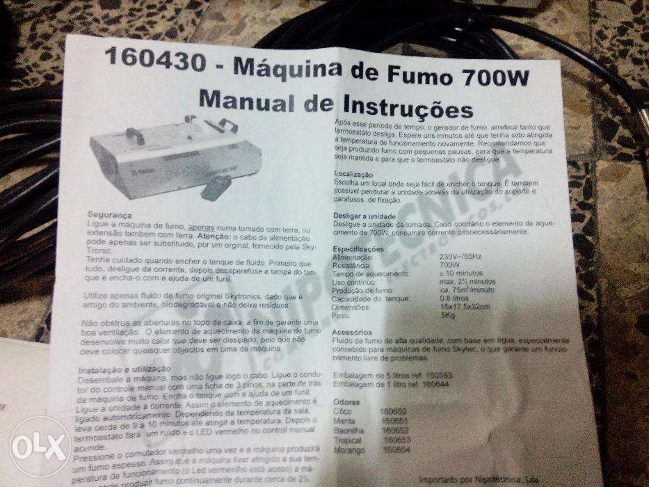 Maquina de fumo SKYtec 700w