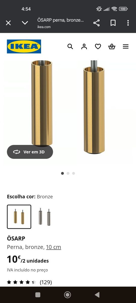 Móvel para a televisão