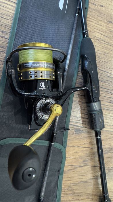 Mikado light fun cw 2-10 g dł 202 cm + kolwrotek Abu garcia superrior