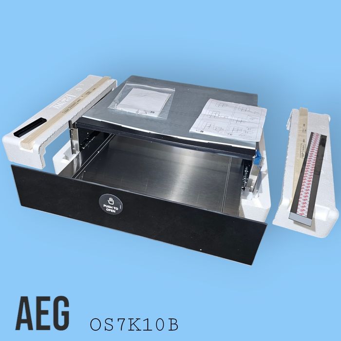 AEG piekarnik 45cm CM6600B + szuflada OS7K10B; WiFi; mikrofala; 12tys