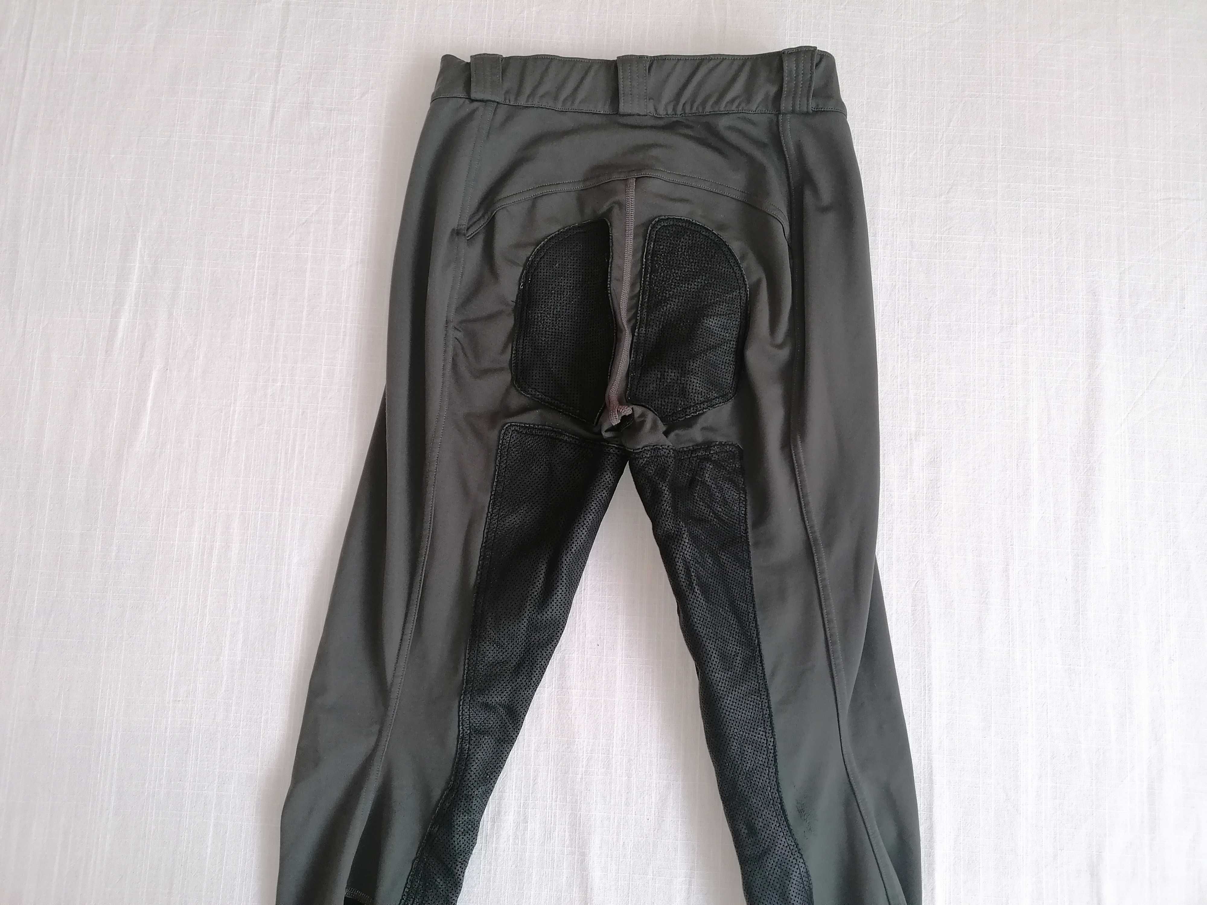 Bryczesy FITS Performax Zip Front Full Seat Breeches skórzane