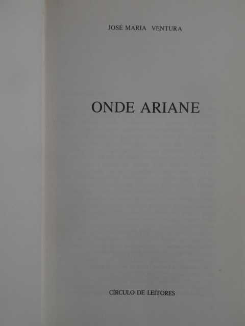Onde Ariane de José Maria Ventura