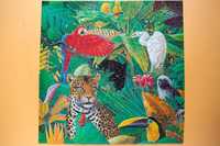 Waddingtons Jungle story 500 kompl dżungla gepard papuga rośliny