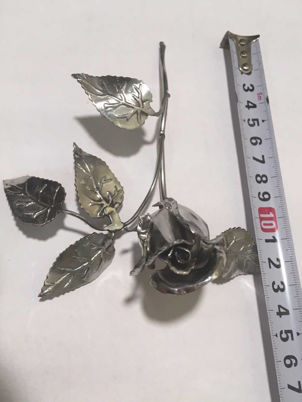 Троянда з металу (нержавіюча сталь)