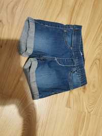 Spodenki jeans hm chłopiec dziewczynka lato szorty 92