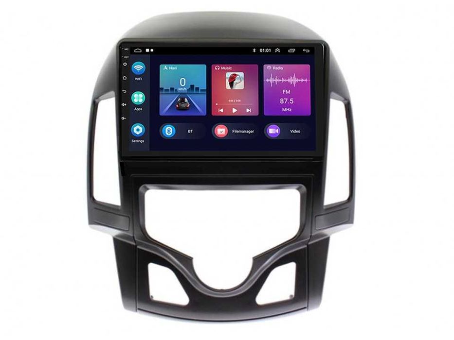 Radio samochodowe Android Hyundai I30 (9", LHD, Auto AC) 2008.-2011