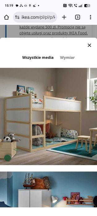 Sprzedam łóżko dziecięce z materacem