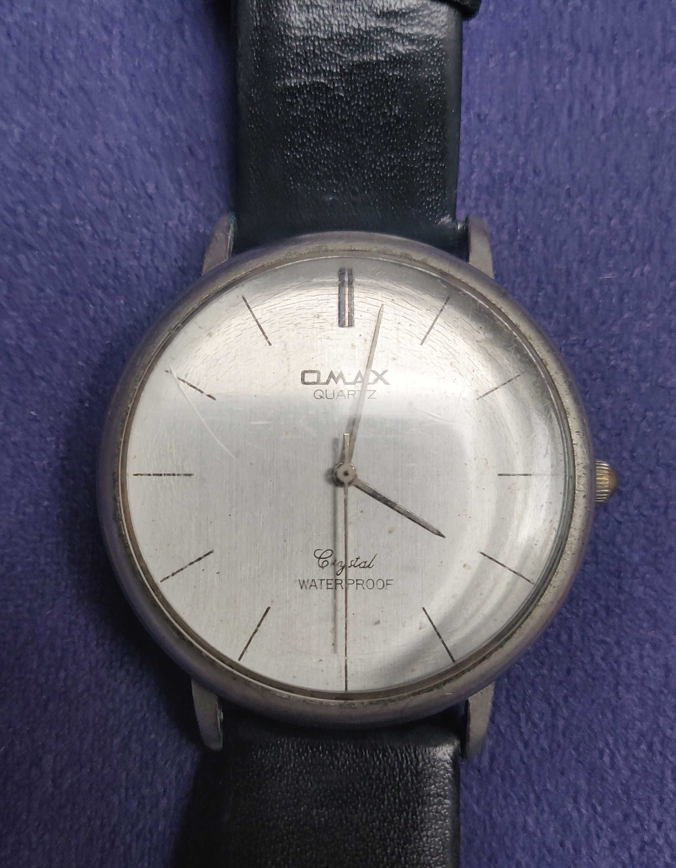 Zegarek OMAX damski skórzany pasek tarcza 3,5 cm