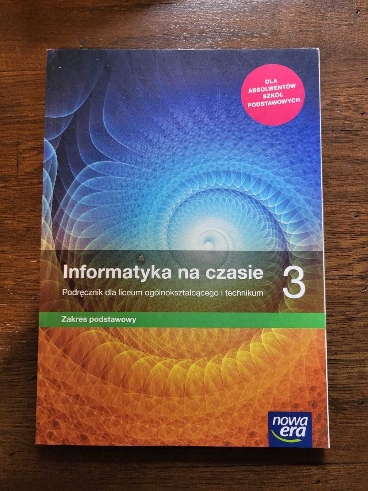 Informatyka na czasie 3 Podręcznik ZP Nowa Era