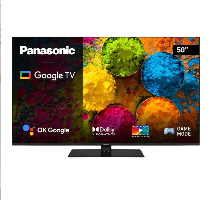 NOWY Panasonic 50cali Google TV HDMI 2.1 4K UHD DVB-T2 telewizor
