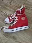 Trampki Big Star na koturnie czerwone jak nowe wygodne