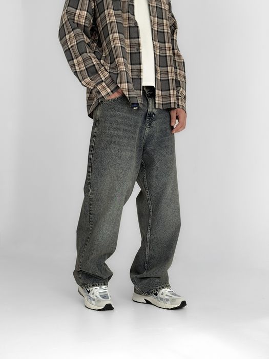 Джинси чоловічі baggy jeans, широкие джинсы мужские реп rap sk8 M