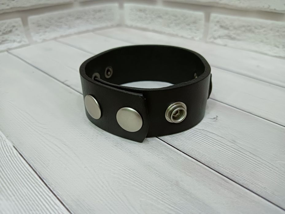 Стильний шкіряний браслет diesel