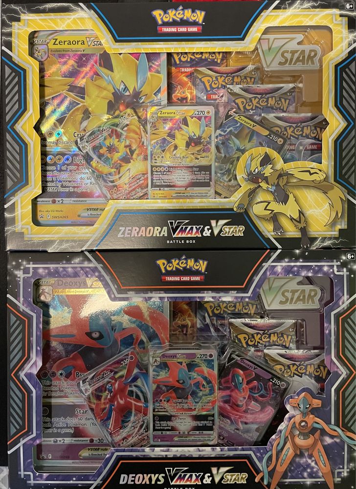 Pokemon battle box - Deoxys e Zeraora cada