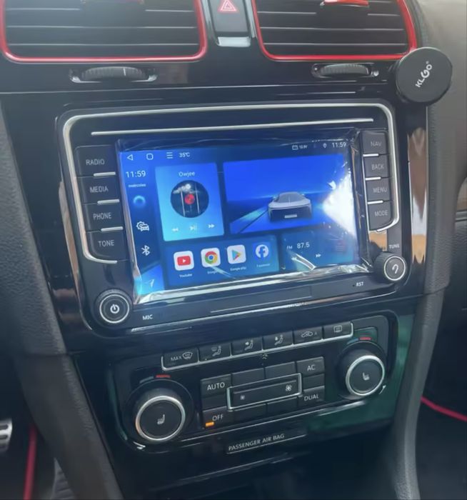 Автомагнитола штатна Фольсваген Шкода Сеат MEKEDE для Volkswagen 2/32