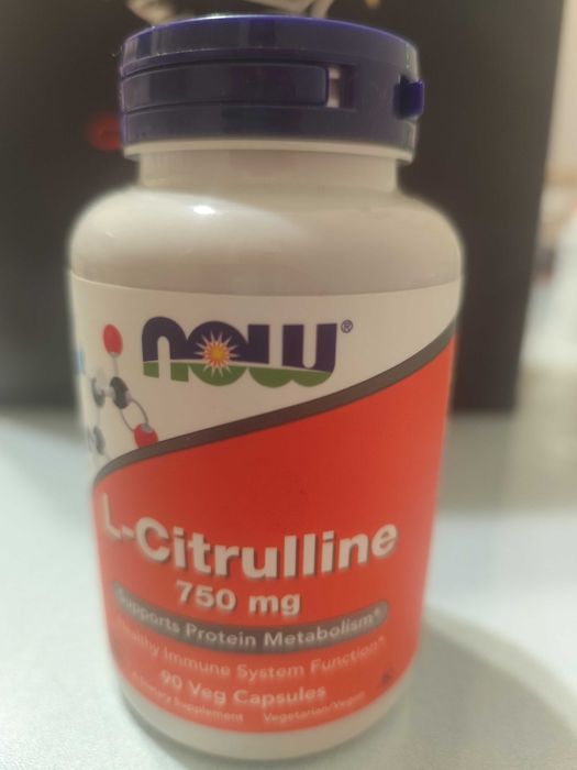 L-цитруллин  NOW L-Citrulline 750 мг