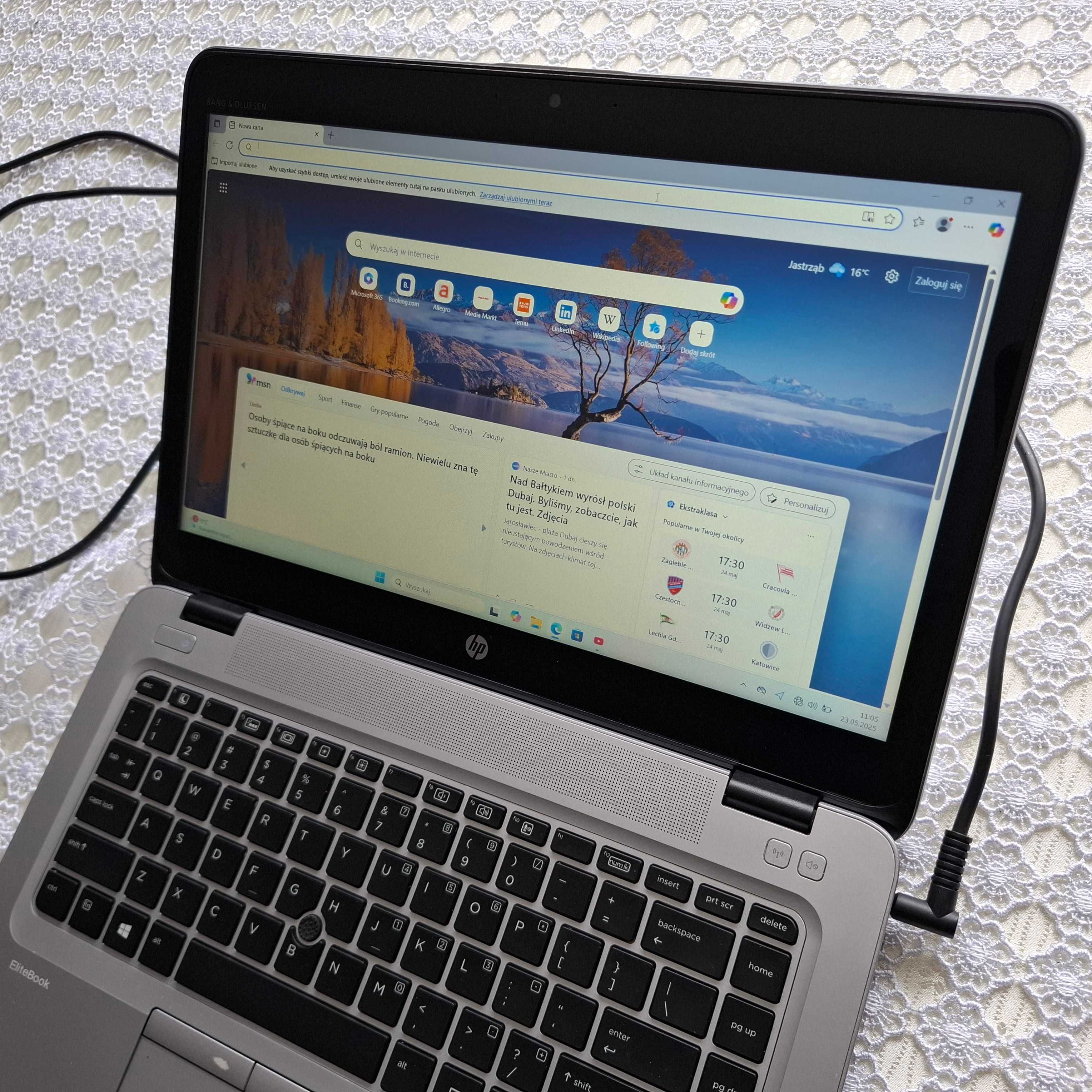 Laptop HP EliteBook 745 G3   dotykowy ekran porządne audio