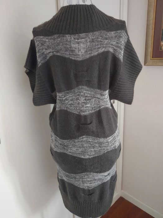 Vestido inverno | ICHI | castanho cinzento | Tamanho S | novo