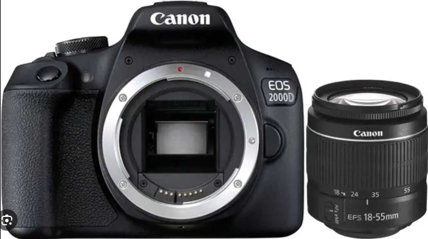 Фотоаппарат Canon EOS 2000D kit (18-55mm)  Гарантия от 03.04.2024