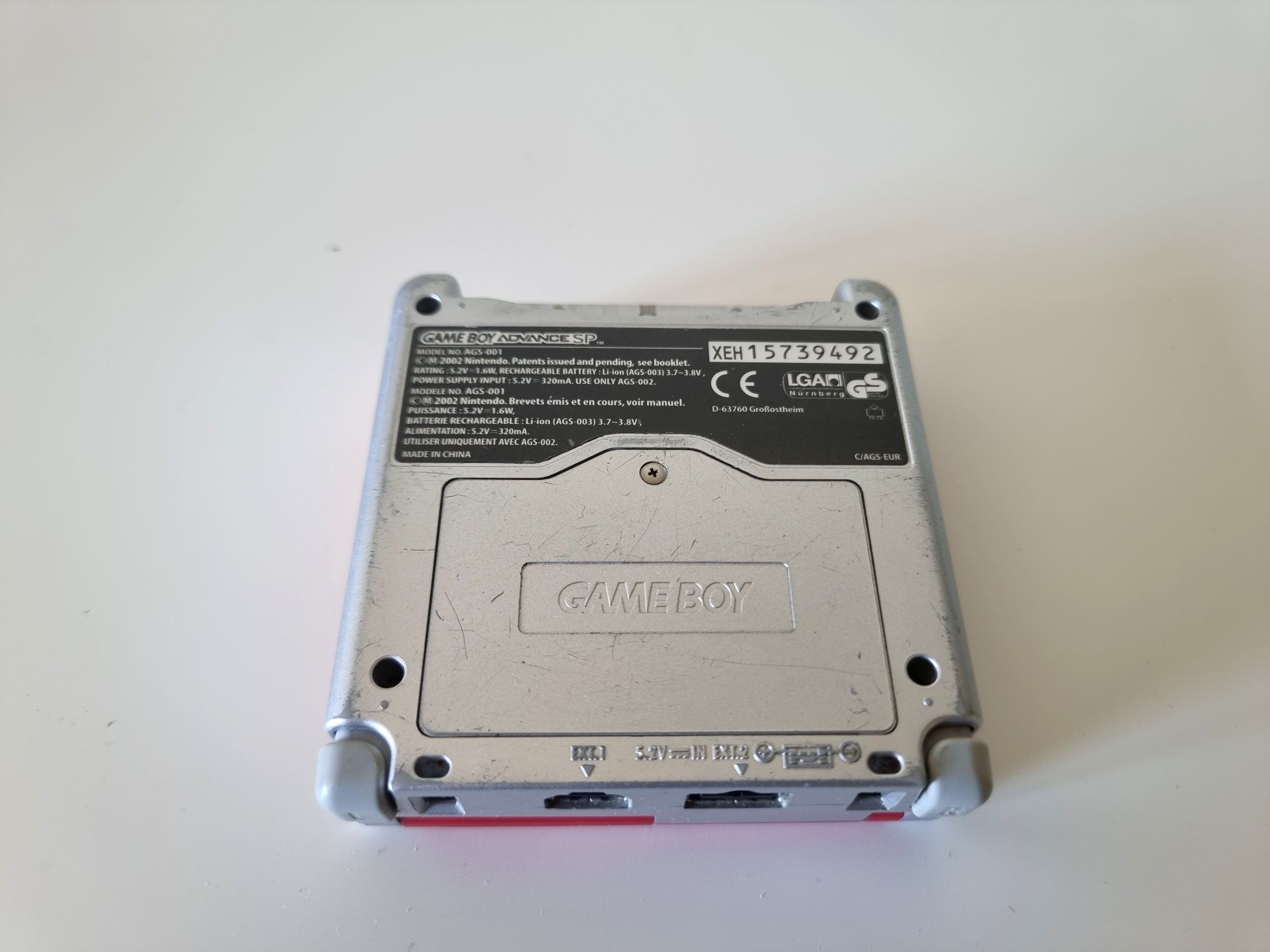 Konsola Gameboy Advance SP limited mario edition ładowarka
