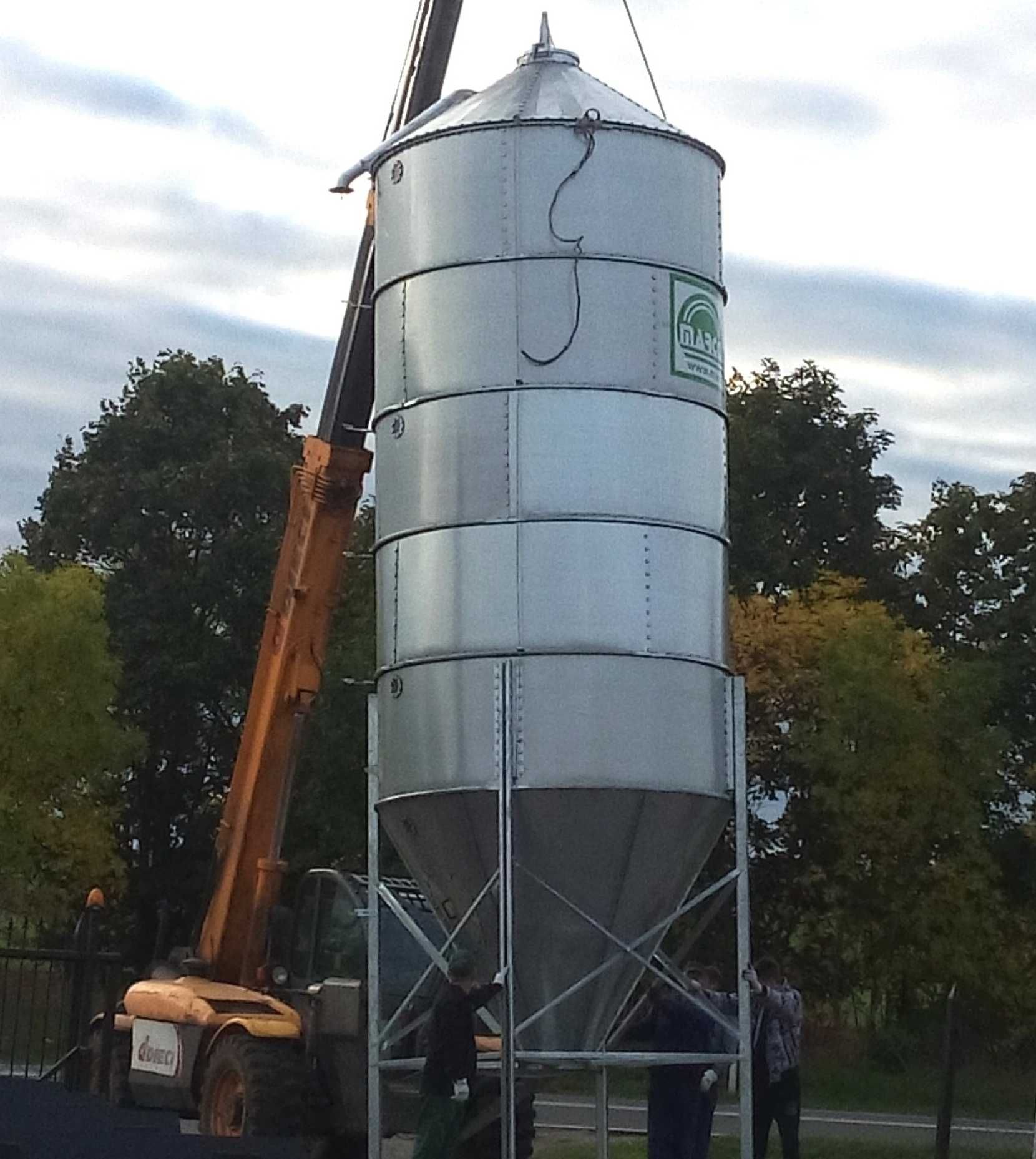 Silos Zbożowy Paszowy Lejowy 3/5/6/8/9/12/15/18/20/25/30T Producent PL