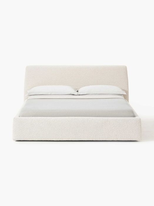 Łóżko tapicerowane Bouclé Cloud (Westwing)