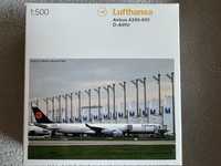 Herpa Model samolotu Airbus a340-600 D-AIHU Lufthansa 1:500