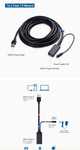 Кабель-подовжувач Cable Matters Active USB 3.0 VR